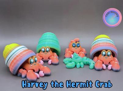 Harvey the Hermit Crab Flexi (Only)