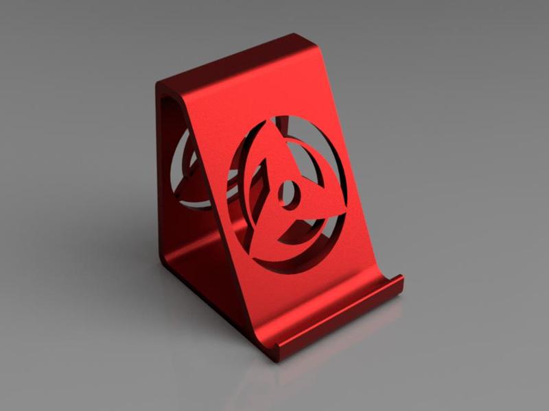 Smartphone stand holder with Kakashi Mangekyō Sharingan
