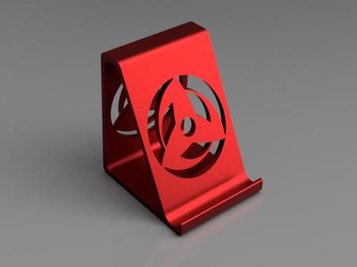 Smartphone stand holder with Kakashi Mangekyō Sharingan