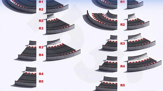 MyDigitalSlot All Curves Pack, 3D printed, DIY track parts for your 1/32 Slot Car Racing Game