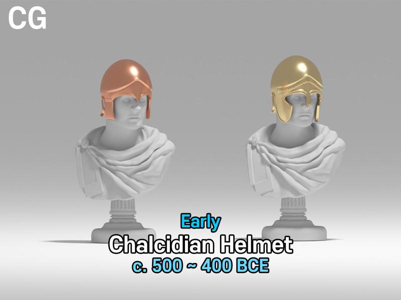 Early Chalcidian helmet