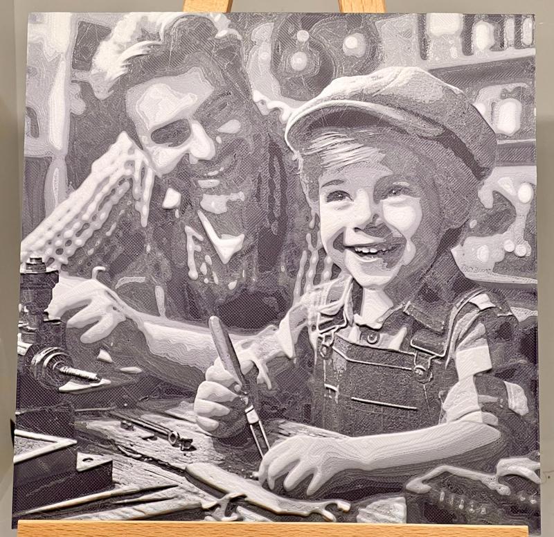Tinkering in the shop with dad #3