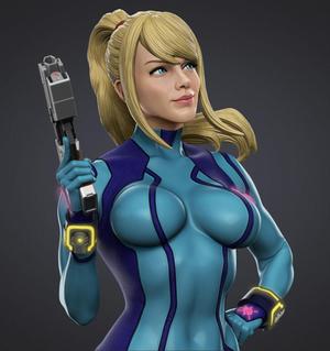 Samus Zero suit 3D Model