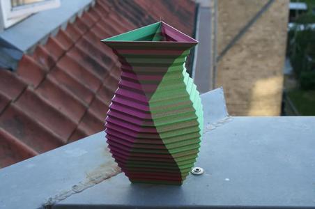 Triangle vase
