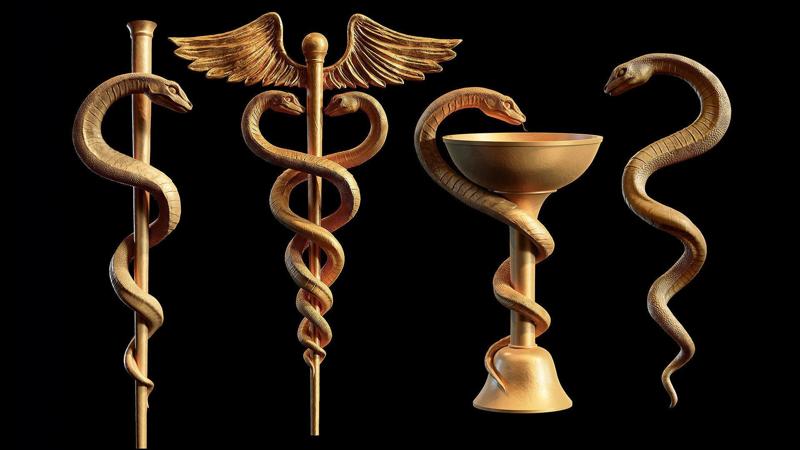 Medical symbol 4 models collection