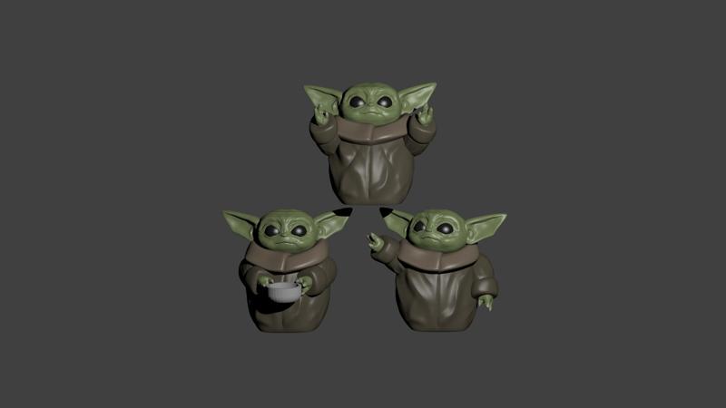 baby yoda for 3