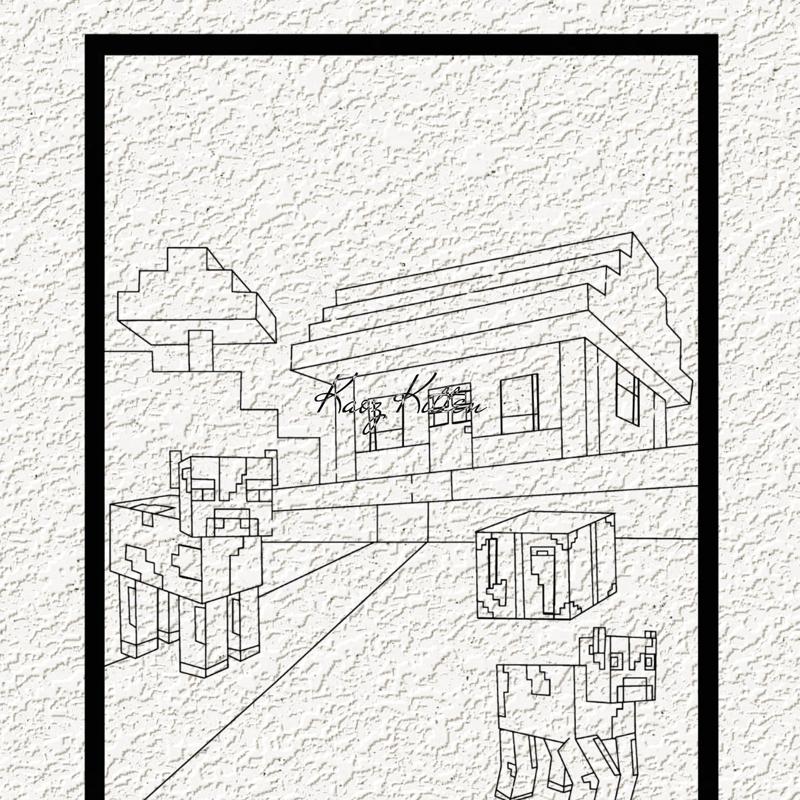 minecraft farm WALL ART