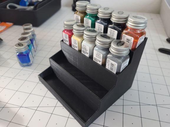 Tiered Paint Holder – Testor 0.25floz Brand