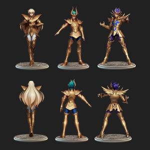 Saint Seiya Triple Pack Virgo Cancer Capricorn