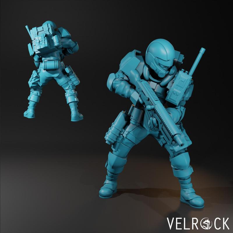 Tempest Guardsman Rifleman 5 (Male) (PRESUPPORRTED)