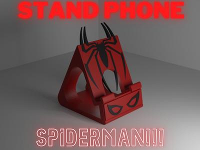 Stand Phone Spiederman