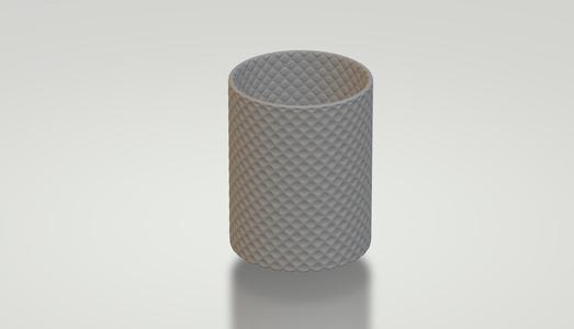 quilted vase
