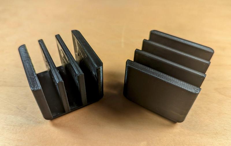 Gridfinity Ruler Holder w/ Thicker Slots