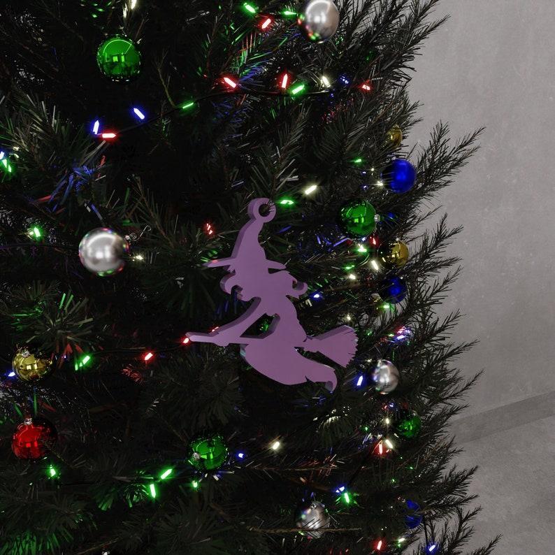 3D Christmas Witch Ornament Decor with 3D Stl Files & Ornament Art, 3D Print File, Ornament Christmas Tree, Christmas Decor, 3D Printing