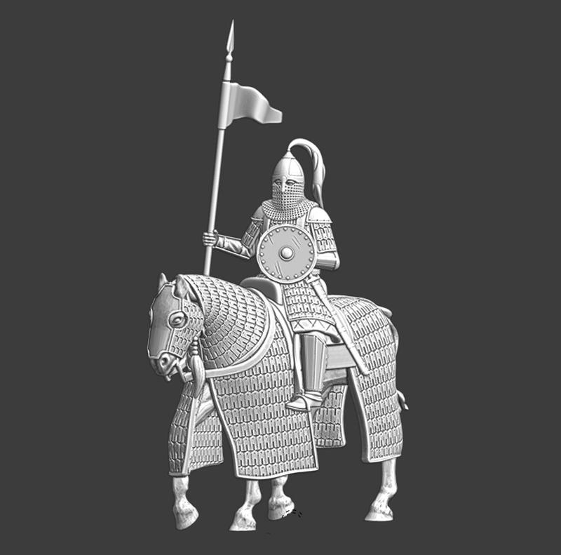Medieval heavy Byzantine cavalryman