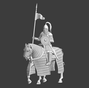 Medieval heavy Byzantine cavalryman