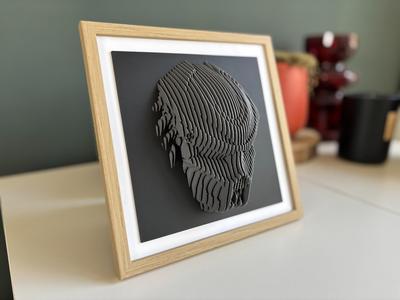 Predator layered sculpture