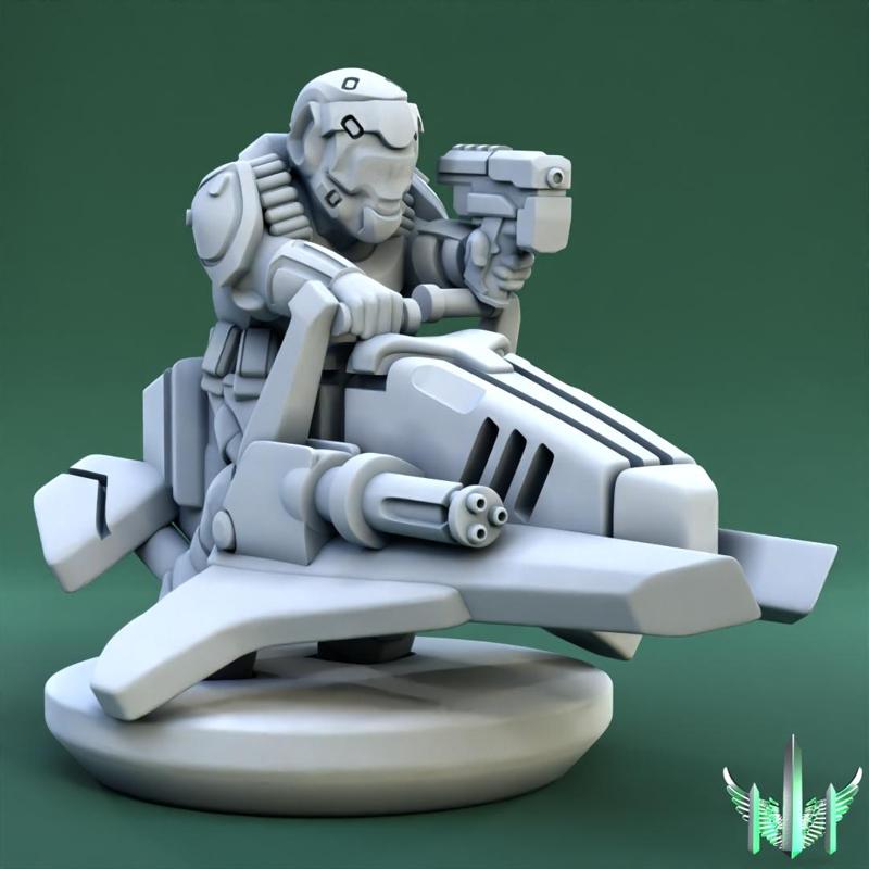 Hover Bike Justificer Pose 04