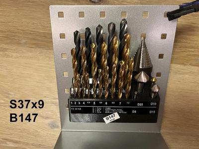 37×9 – B147   –   Bohrer – Sortiment   Ø1-13mm