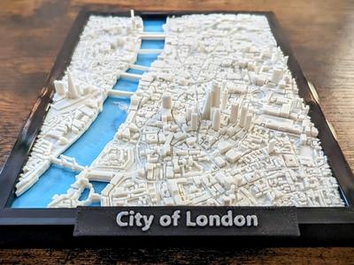 City of London 3D Miniature