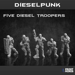 Diesel Troopers x 5 – Dieselpunk Collection
