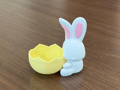 Easter Bunny Egg Basket 2025