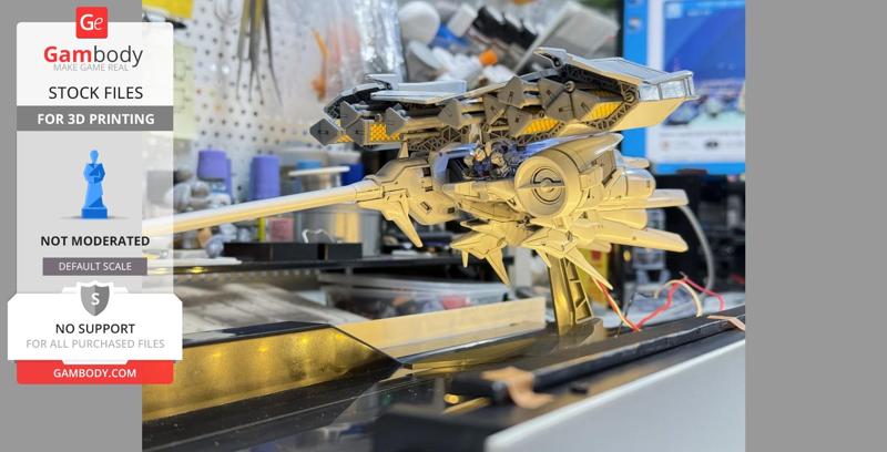 Weapon Container Upgrade Kit for HGM Dendrobium STL Files