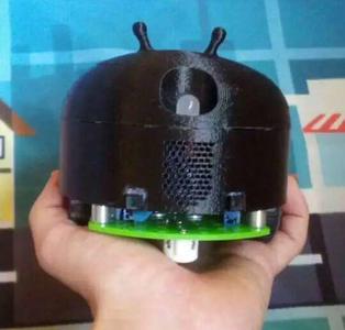 Alien android arduino robot
