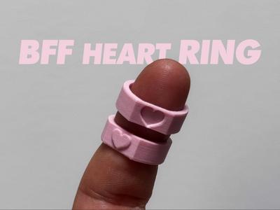 BFF HEART RING