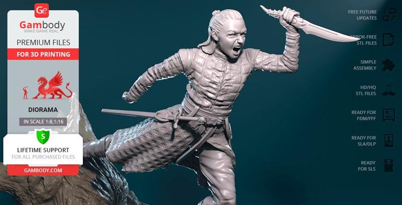 Arya 3D Printing Figurine | Assembly
