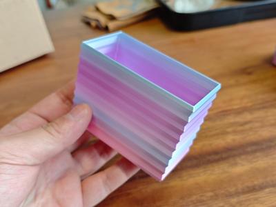 Wavy Storage Box 80*40*60 15g Material-Saving Thin-Walled Wavy Embossing Reinforcement Scalable