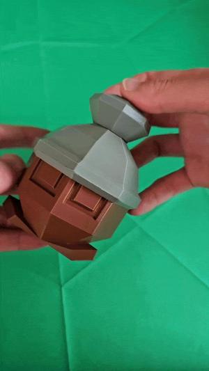 Seedot Nutcracker Low Poly
