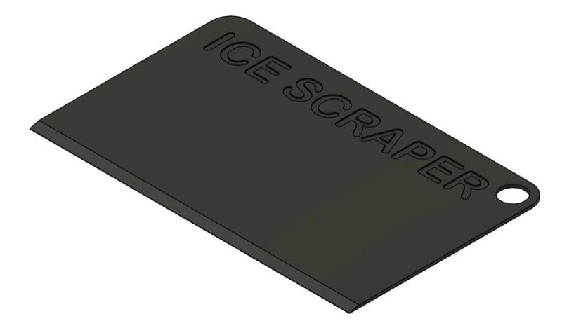 card ice scraper