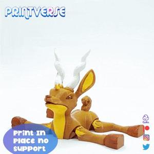 Flexy Antelope Print In Place No Support