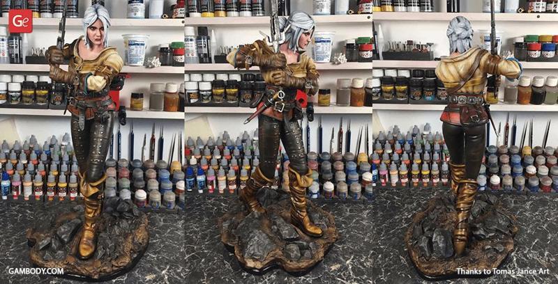 Ciri 3D Printing Figurine | Assembly