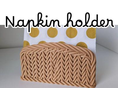 Napkin holder with rope design (country style)