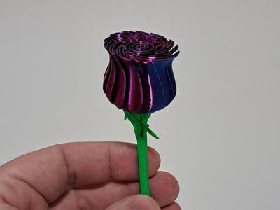 Small Spiral Rose with Stem