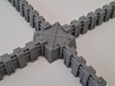 Low Wall Connectors – Wargaming Terrain