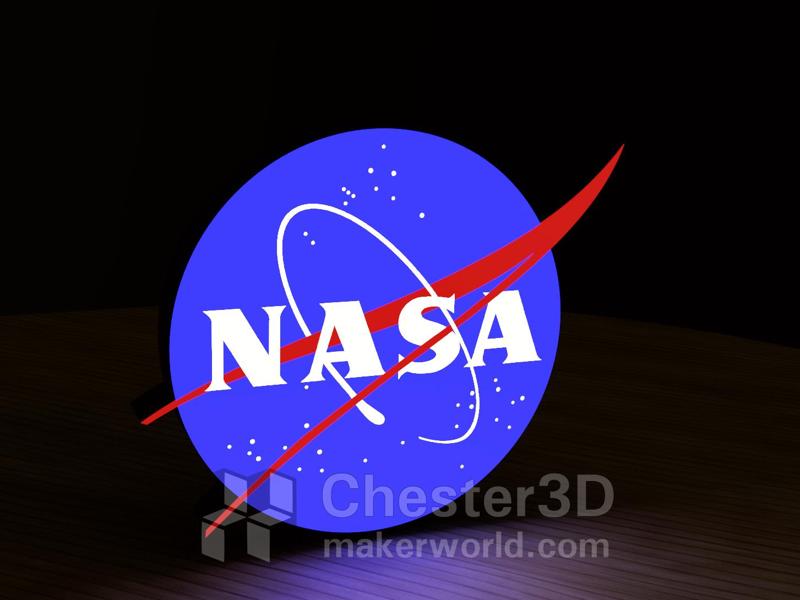 NASA LED Lamp Lightbox