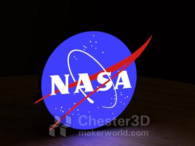 NASA LED Lamp Lightbox