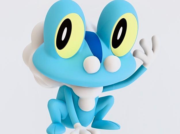 Froakie Pokemon Model; No AMS Needed – Split Frog