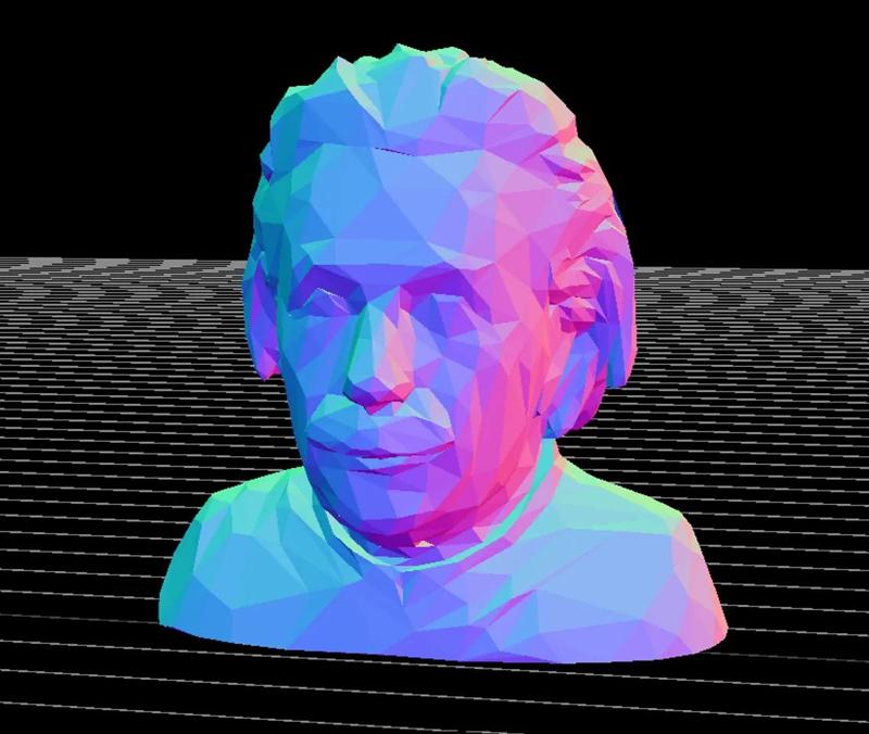 Low Poly Einstein