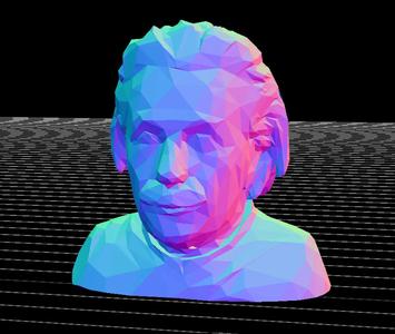 Low Poly Einstein