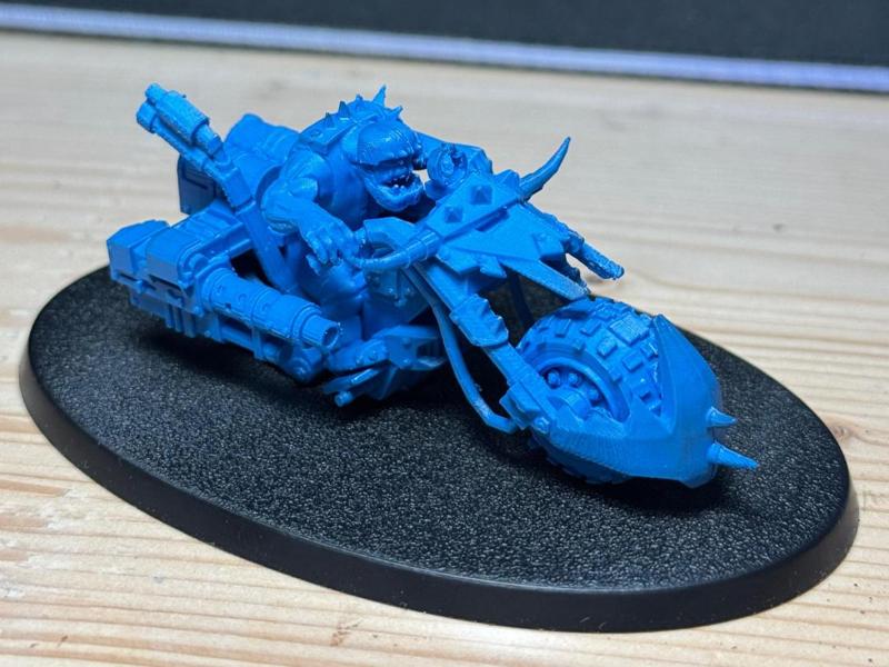 Ork Boy on Motorcycle Warbiker Mob Warhammer 40k