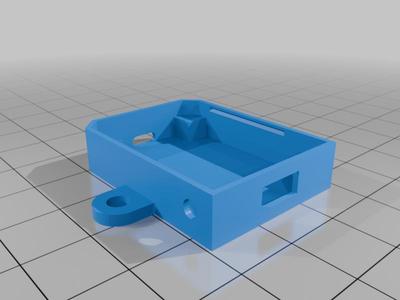 minimalistic ESP8266 Wemos D1 mini Case for WLED with screw mounts
