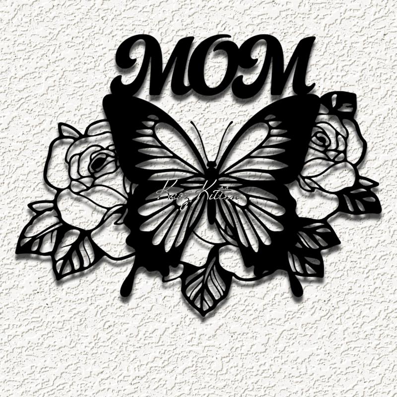 mom butterfly a wall art home decor