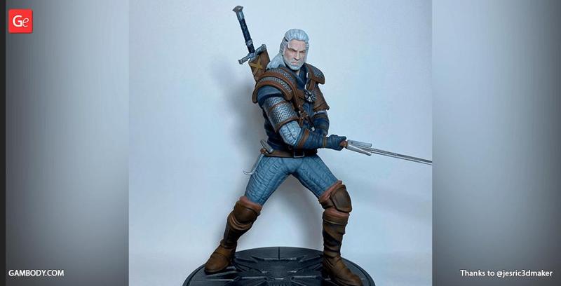 Witcher STL files for 3D Printing | Assembly Model