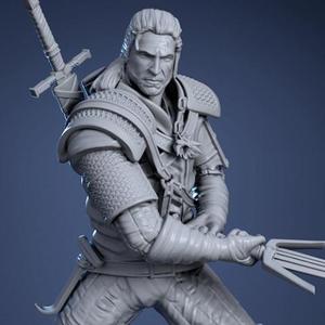 Witcher STL files for 3D Printing | Assembly Model