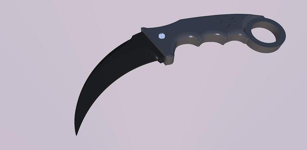 Karambit with blade mold
