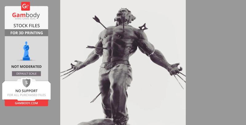 Wolverine Statue